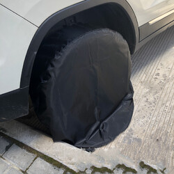 2/4 Stück Reifenabdeckung Radabdeckung Radschutzhülle Wohnmobil Anhänger Auto