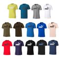 PUMA Herren T-Shirt - ESS Logo Tee, Rundhals, Baumwolle, uni