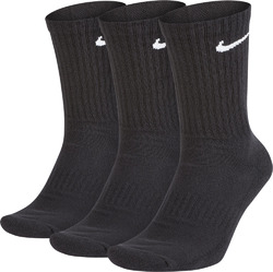 Nike Cushioned Crew Socken Tennissocken Sportsocken SX7664 weiß schwarz 6 Paar