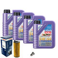 Motoröl 5W40 LIQUI MOLY High Tech 4L+BOSCH Ölfilter+Ölablassschraube