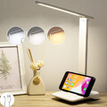 USB LED Tisch-Leuchte Schreibtisch-Lampe Dimmbar Touch Büro Leselampe Nachttisch