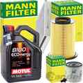 MANN INSPEKTIONSPAKET+MOTUL 5W-30 MOTORÖL passend für FORD FOCUS II 1.4-1.6