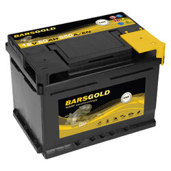 Autobatterie Bars Gold 12V 60Ah 550A Wartungsfrei ersetzt 55Ah 60Ah 62 Ah