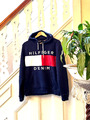 TOMMY HILFIGER Herren Hoodie Medium Pullover Baumwollpullover Fleecepullover Blau