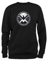 Styletex23 Sweatshirt Herren S.H.I.E.L.D. Logo Shield