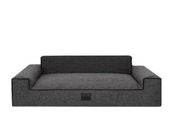 Orthopädisches Hundebett GLAMOUR Bett Sofa Schlafplatz Kissen XXL Schwarz %