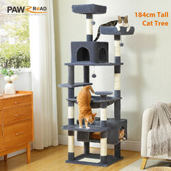 PAWZ Road Kratzbaum XXL Große Katzen Klein Stabil Katzenbaum Sisal Kletterbaum