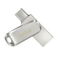 STICK 256GB USB 3.1 SanDisk Ultra Dual Drive Luxe Type-C silver SDDDC4-256G-G46