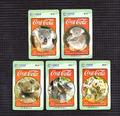 5 Telefonkarten SET Hong Kong COCA COLA KOALA Australien BABY niedlich schön