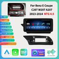 8+256GB Für Mercedes Benz E-Klasse Coupe C207 A207 GPS Autoradio CarPlay DSP BT