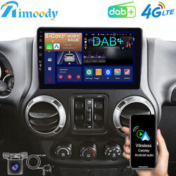 DAB+ Android 13 Autoradio CarPlay GPS Navi 4+64GB für Dodge Nitro RAM Jeep Grand