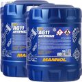 20 LITER MANNOL KÜHLERFROSTSCHUTZ BLAU AG11 G11 -40°C ANTIFREEZE KÜHLMITTEL