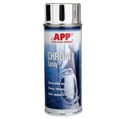 APP Chromefarbe 1x400ml Spray Chromspray Chromlack Sprühlack Chrome Effektspray