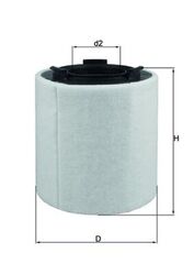 MAHLE Luftfilter LX 2831 Filtereinsatz für VW AUDI SKODA SEAT POLO A1 IBIZA 8X1