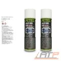 PETEC 2x 500 ml MULTI UBS WAX TRANSLUCENT UNTERBODENSCHUTZ WACHS