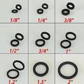 Flachdichtung Gummi-dichtung NBR 1/8” 1/4” 3/8" 1/2" 3/4" 1" 1.2" 1.5" 2" O-RING