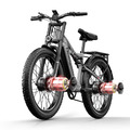 Doppelmotor-2000W Elektrofahrrad 48V,840WH E-Bike Herren/Damen E-Fahrrad 7-Gänge