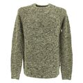  QS by S OLIVER Herren Pulli Pullover Grobstrick Rundhals braun meliert 30751