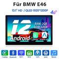 Für BMW 3er E46 2+32G Carplay 13.1" Android 12 Autoradio GPS Navi WIFI BT 4G DAB