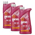 3L MANNOL DIESEL TDI 5W-30 ÖL passend für VW 505.01 BMW LL-04 dexos2 MB 229.52