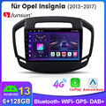 6+128G Android 13 Autoradio GPS Navi SWC DAB Carplay Für Opel Insignia 2013-2017