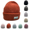 Damen Herren Beanie Mütze Wintermütze Strickmütze Rollmütze Warm Skull Capか