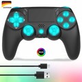 CSL Gamepad für PS4 PS4 Pro PS4 Slim PC | Wireless Controller mit Dual Vibration