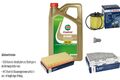 BOSCH Inspektionspaket 5 L Castrol EDGE FST 5W-30 LL für VW Touran