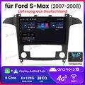 6+128GB Android 13 Autoradio Android Auto Für Ford S-Max GPS Navi CarPlay DAB+