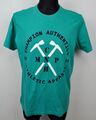 Champion Authentisch Athletic Apparel T-Shirt Groß Herren Grün Vtg Trikot L Top