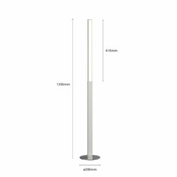 Lindby Smart Ibbe LED-Stehleuchte Stehlampe Standleuchte Standlampe App CCT397