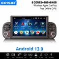 4GB+64GB 8 Kern Android 13.0 Fiat Panda DAB+ Autoradio Navi CarPlay Wifi USB DSP