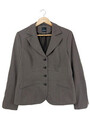 TAIFUN Klassischer Blazer Damen Gr. DE 42 hellgrau Business-Look