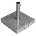 anndora® Granit Sonnenschirmständer 40 kg rollbar 45 x 45 cm Adapter 48, 38 mm