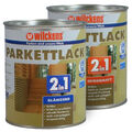 2in1 Parkettlack Wilckens glänzend seidenmatt farblos 0,75 L (12,65€/1l)