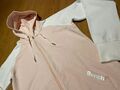 Bench Kapuzenjacke Gr. 40 rosa mit weiß abgesetzten Ärmeln, Sweatshirt Jacke NEU