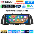 4G LTE Android 13 8Core 4+64G Carplay Autoradio Navi RDS Für BMW 5er F10 F11 NBT
