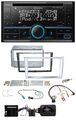 Kenwood CD 2DIN DAB USB Lenkrad Bluetooth Autoradio für Opel Zafira Astra H Cors