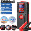 229800mAh Auto KFZ Starthilfe Jump Starter Ladegerät Booster Powerbank PKW 8000A