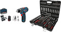 Bosch Professional 12V System Akkuschrauber GSR 12V-15 & KS Tools 917.0779 1/4"+