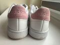 Adidas - Sneaker - Low Advantage - weiß/rosa - Gr. 40 wenig getragen