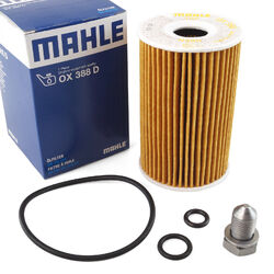 MAHLE Ölfilter Filtereinsatz + Verschlussschraube für AUDI SEAT SKODA VW 