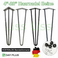 4x Hairpin Legs Haarnadelbeine Hairpins DIY Tischbeine Tischkufen Esstisch A++