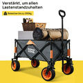 Bollerwagen faltbar 300kg Handwagen Strandwagen Geräte-Wagen Transportwagen DE