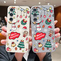 Handyhülle Für Samsung S24 FE S23 Ultra S22 A16 A15 A55 Weihnachten Silikon Case