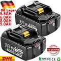 2x18V 6000mAH Akku Für Makita BL1850 BL1830 LXT BL1860B Led Anzeige+Ladegerät BH