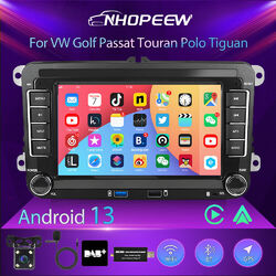 DAB+ 32G Android 13 GPS Navi Autoradio für VW Golf 5 6 Passat Touran Polo Tiguan