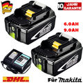 Für  Makita Akku 18V 9,0AH 6AH BL1815 BL1850B BL1840B BL1830 LXT Lithium