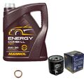 SCT Germany Ölfilter 5 L MANNOL Energy Combi LL 5W-30 für VW Skoda Polo 1.2 TSI