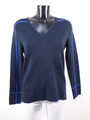 ESISTO Damen Pullover Gr S / Blau mit Kaschmiranteil Neu mit Etikett ( S 7084 R)